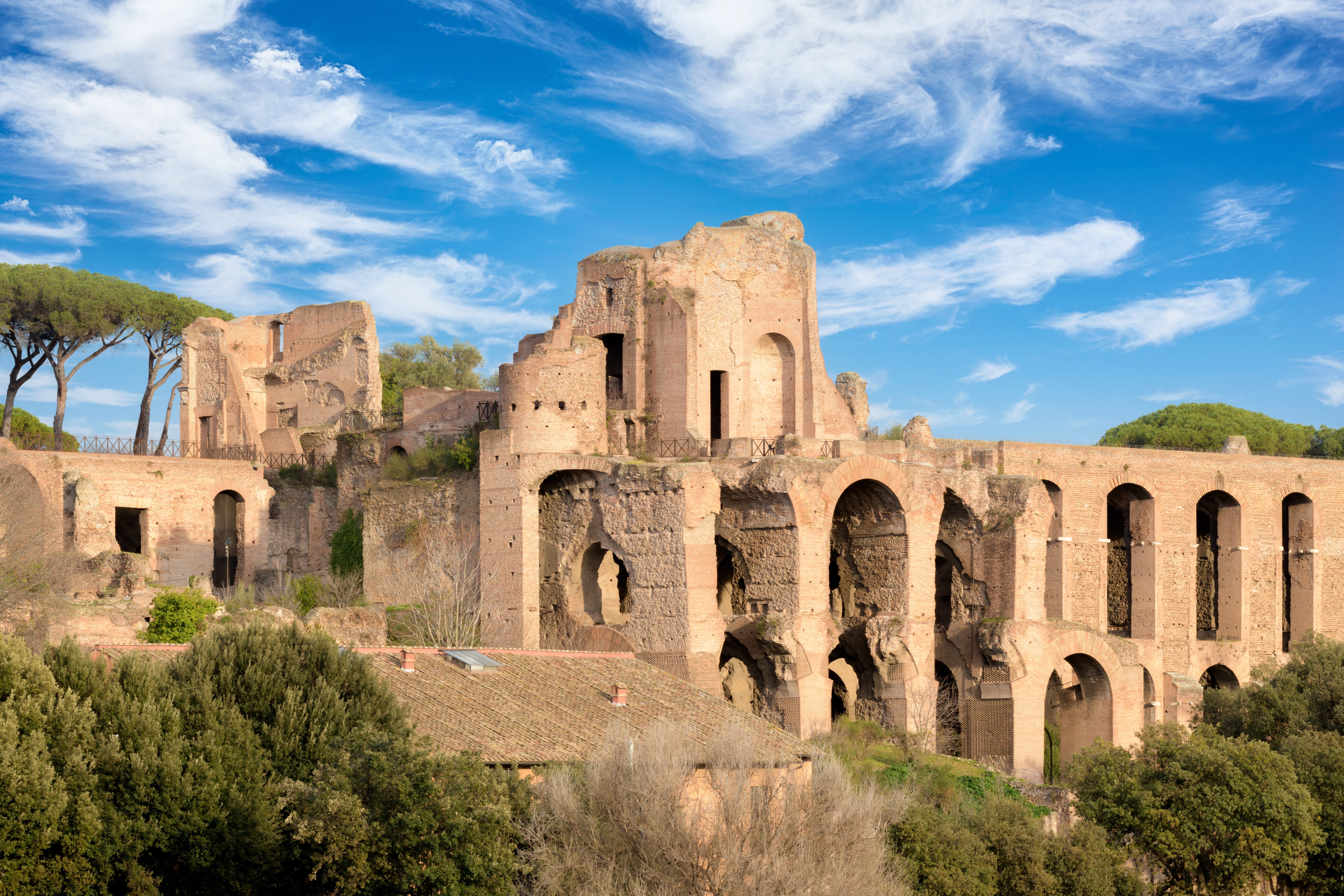 Palatine Hill in Rome, Italy