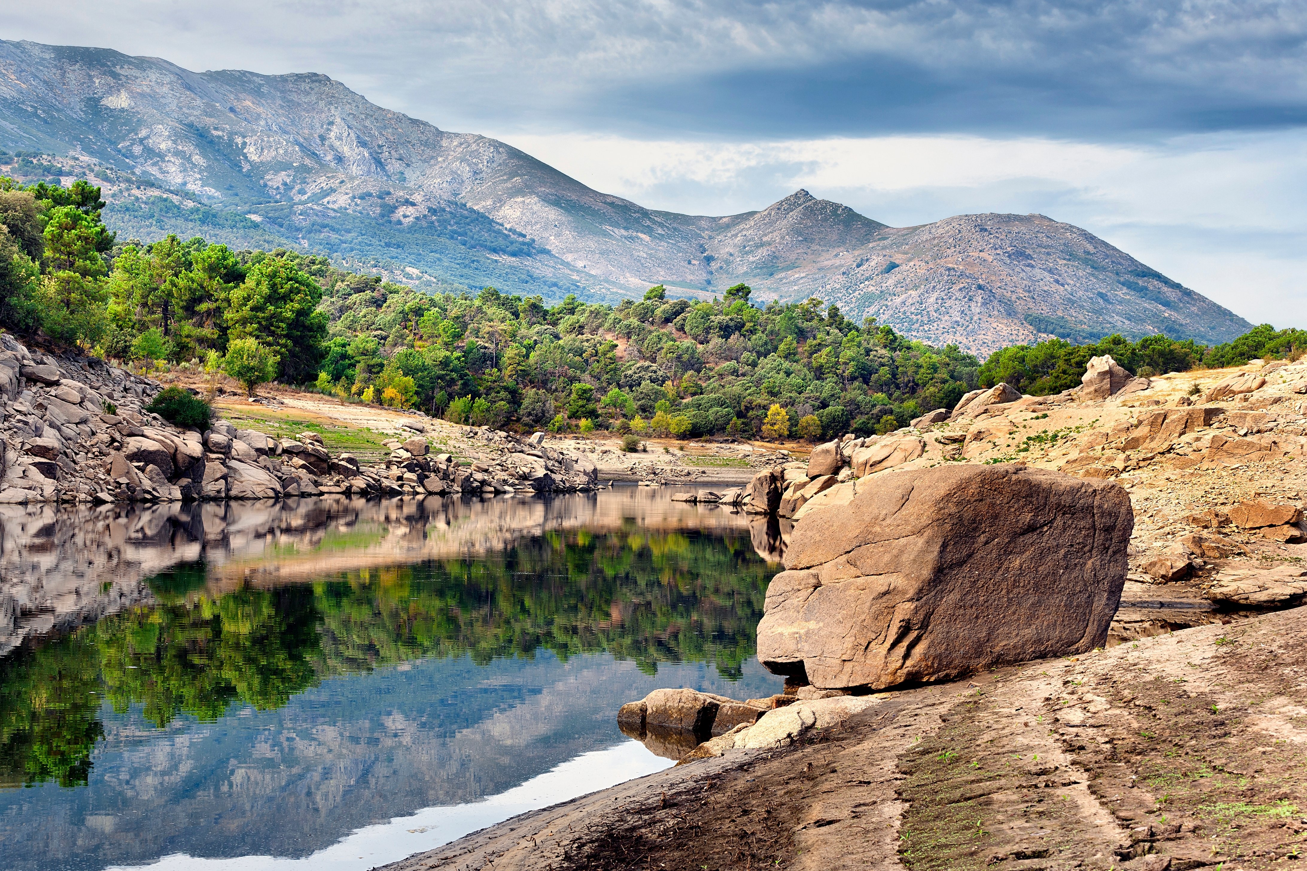 Alberche River in Spain