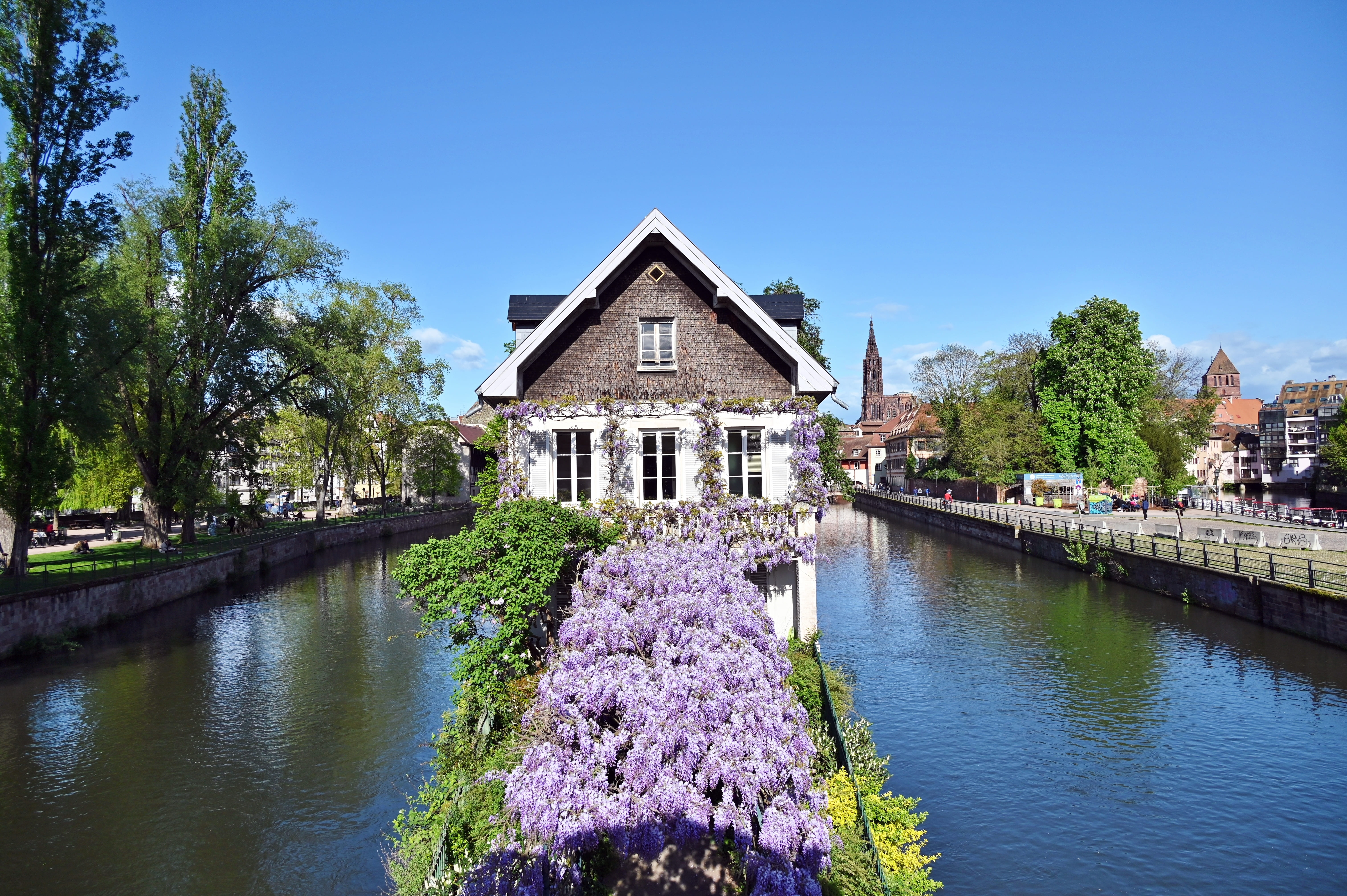 Strasbourg, France in April