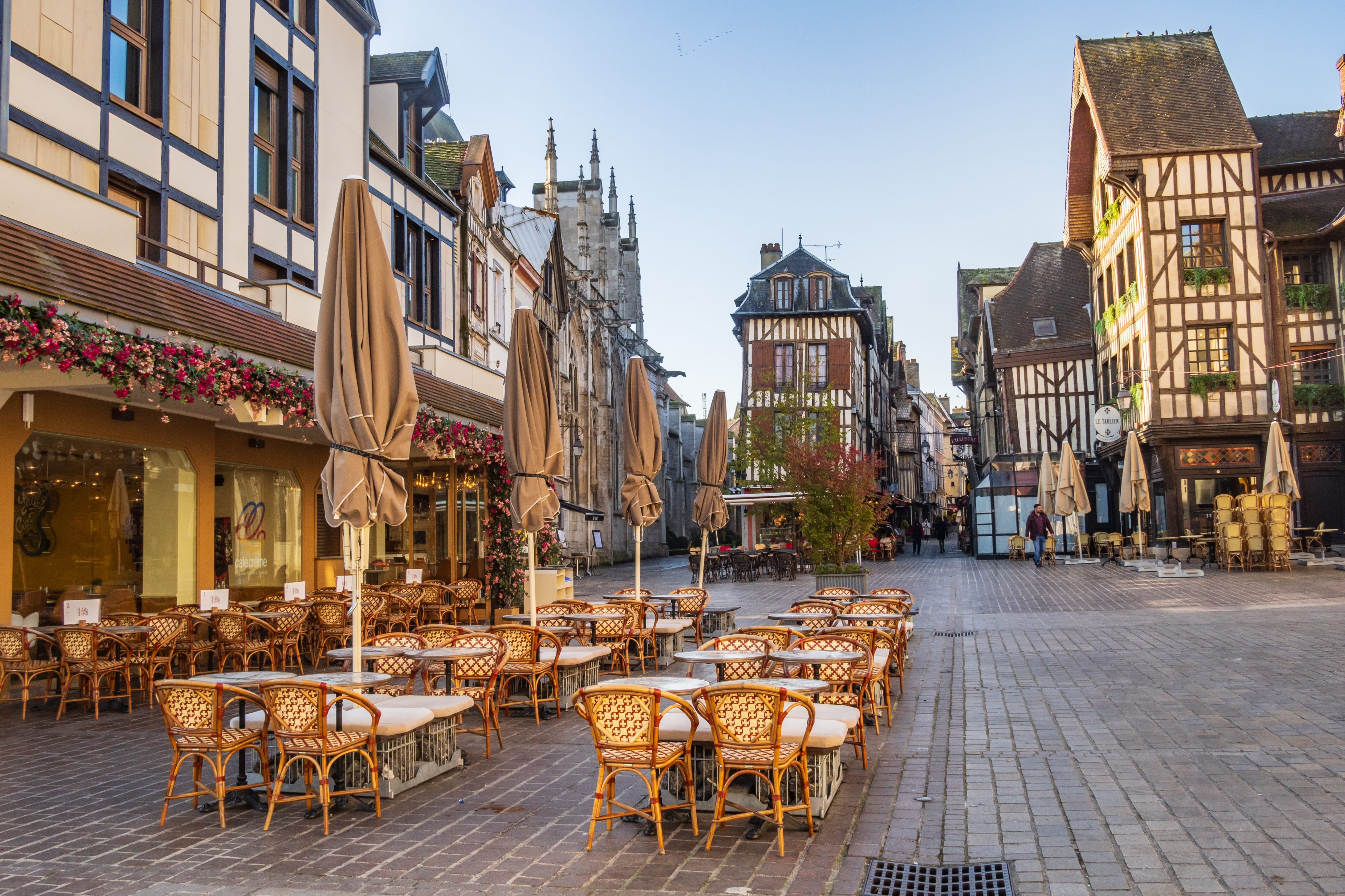 Troyes, France in November
