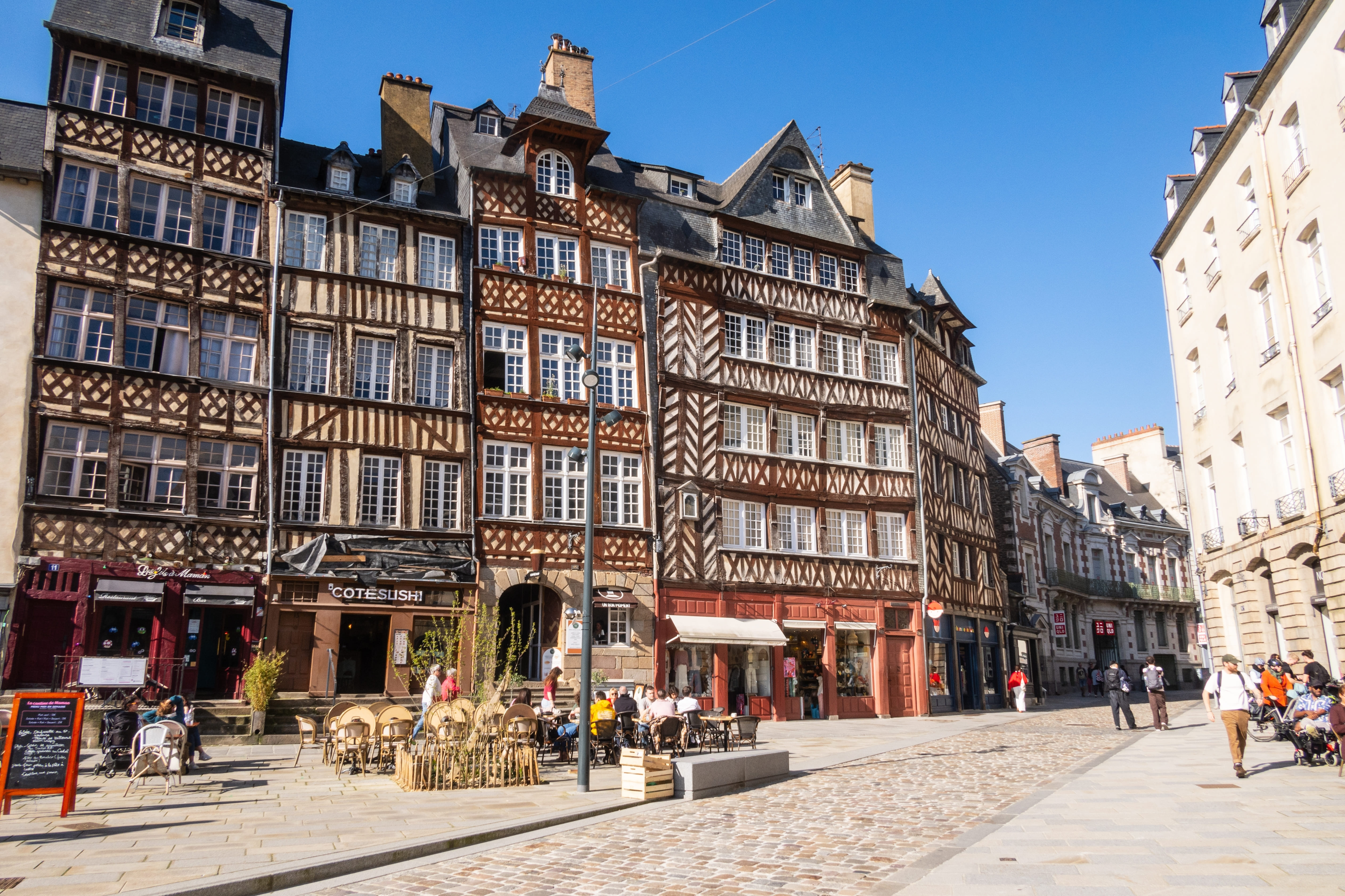Rennes, France in March