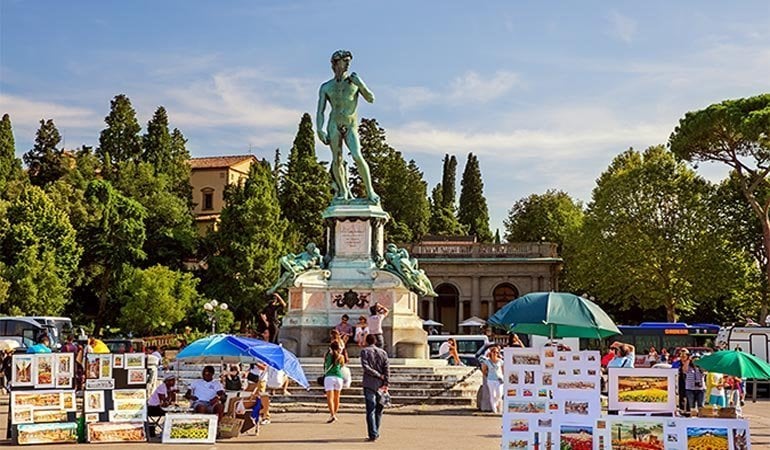 piazzale michelangelo view