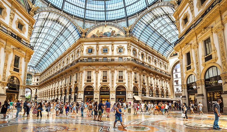 Milan shopping from florence