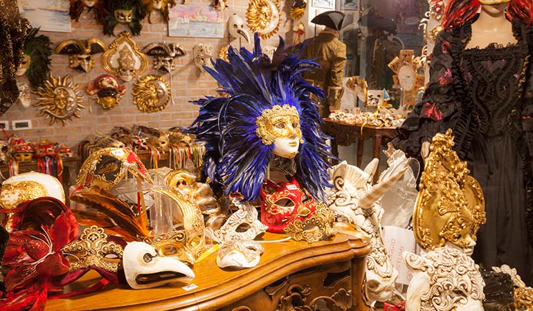 Venetian carnival masks