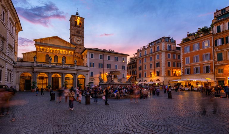 trastevere neighborhood
