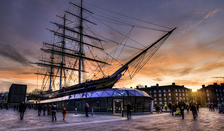 best pub food London cutty stark ship