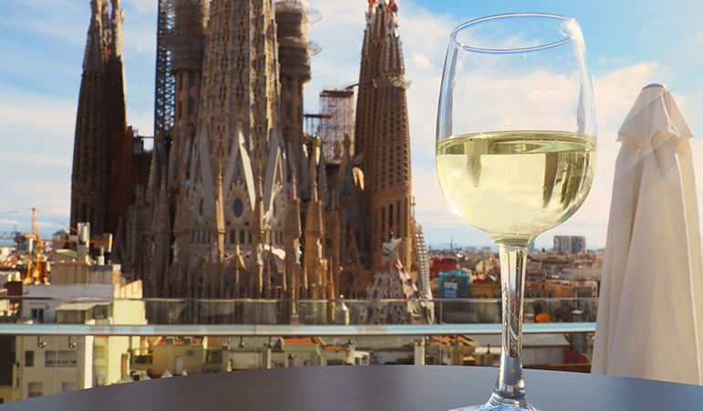 best rooftops in barcelona Ayre Hotel Rosellon 