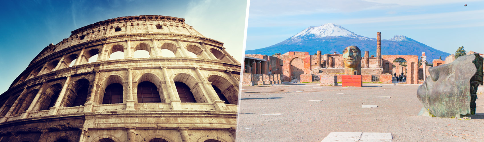 travel time rome to pompeii