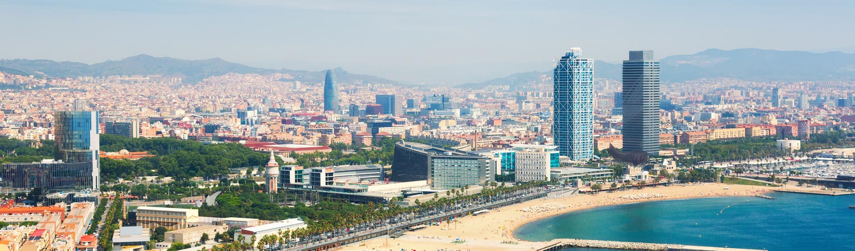 barcelona beach view