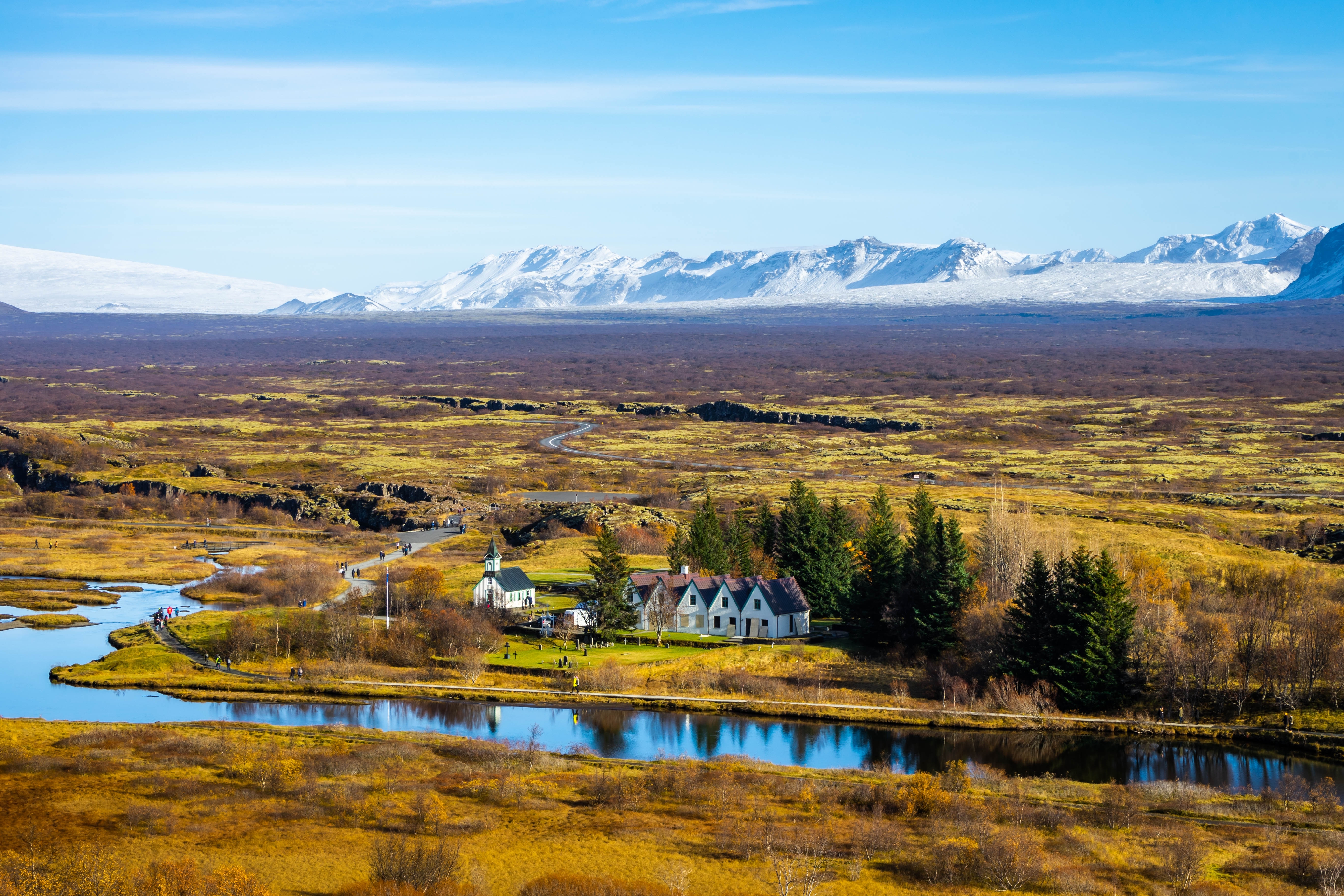 Thingvellir National Park on the Golden Circle road trip in Iceland