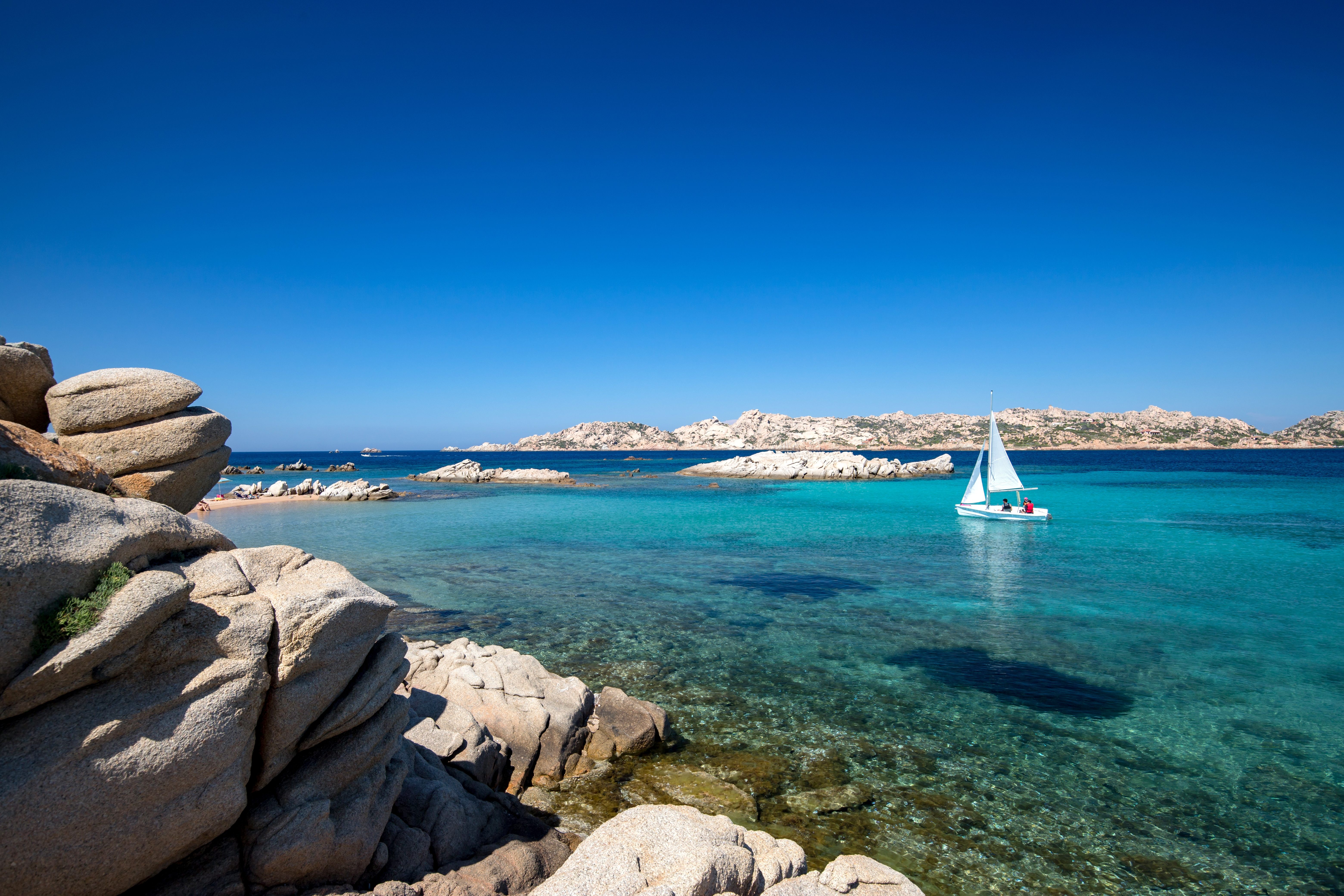 Seascape from La Maddalena island, Sardinia, Italy