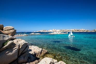 Seascape from La Maddalena island, Sardinia, Italy