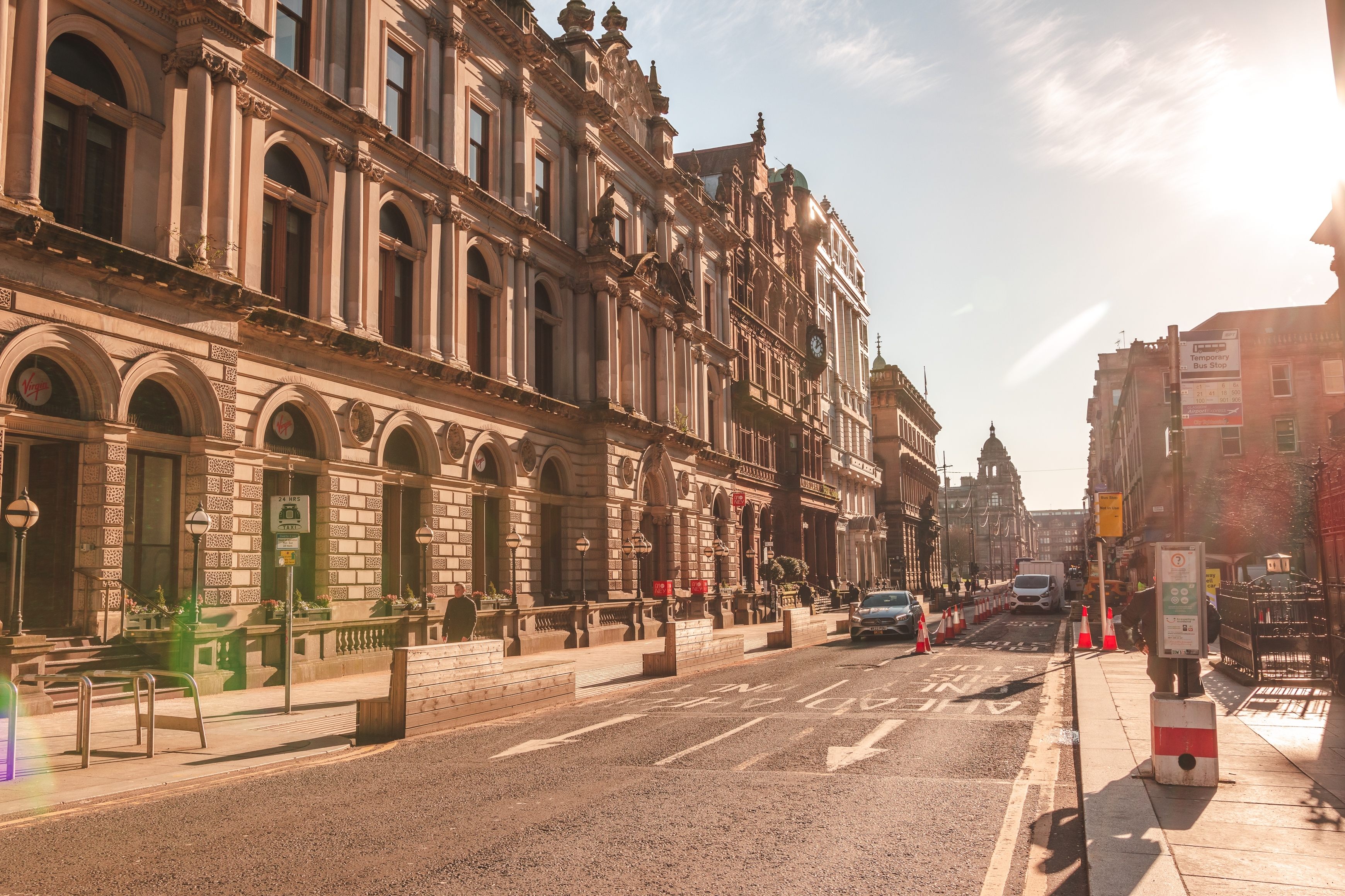 Street in Glasgow, Scotland