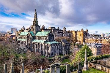 Skyline of Glasgow, Scotland