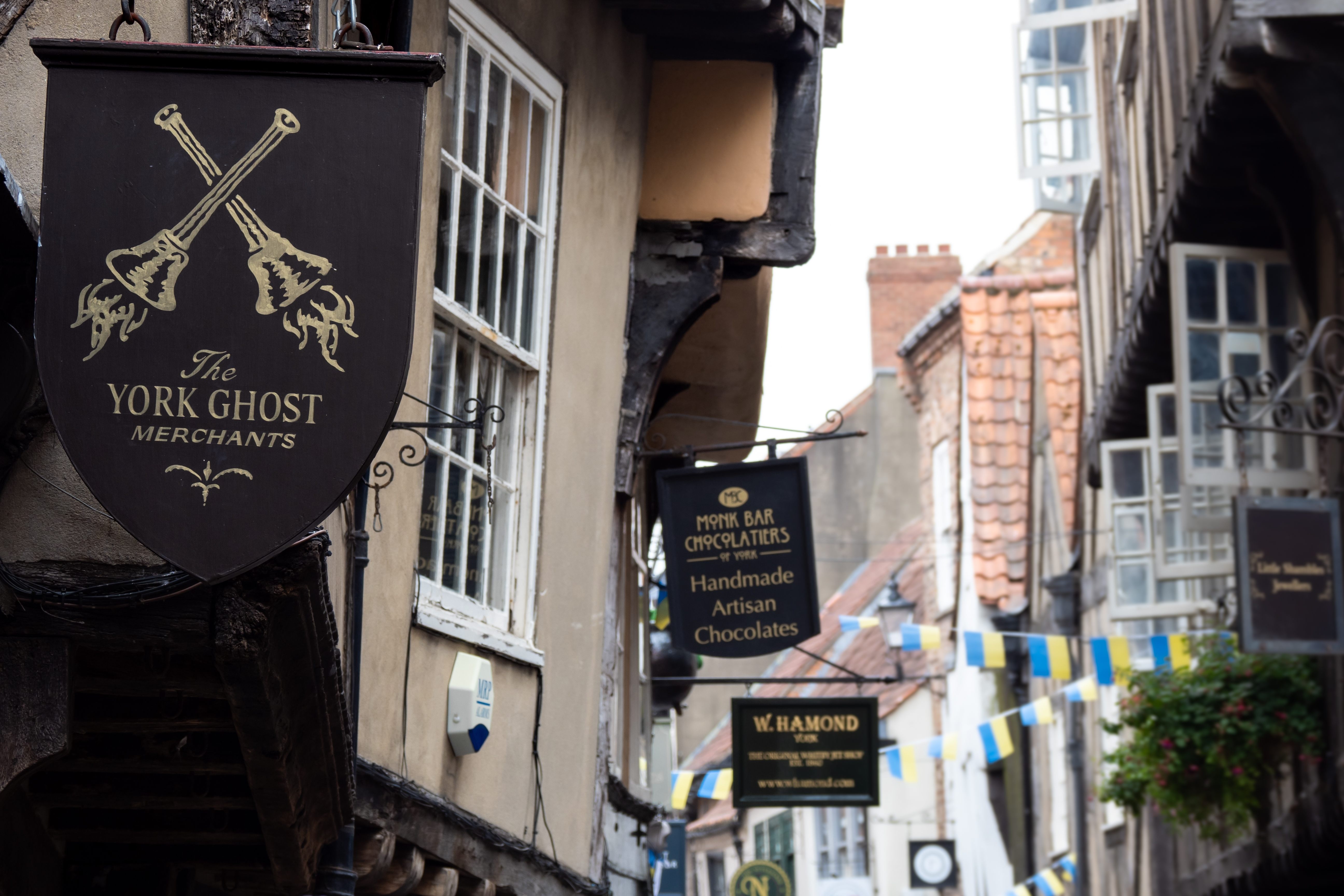 Ghost shops in York's Old Town