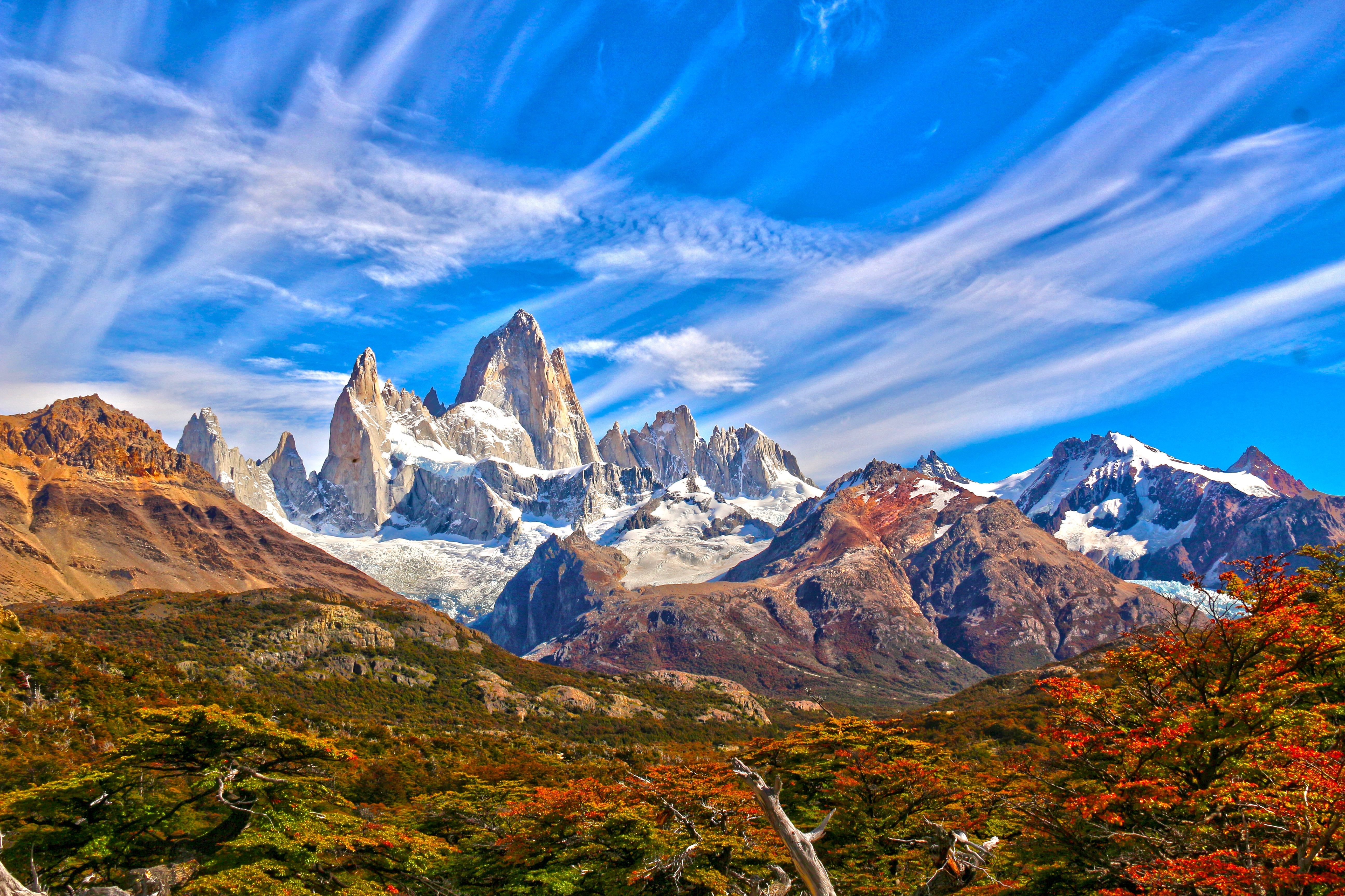 Fitz Roy towers in El Chalten, Patagonia, Argentina