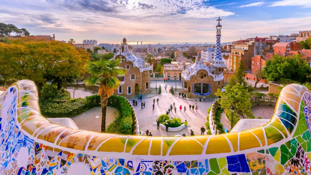 Panoramic view from Barcelona