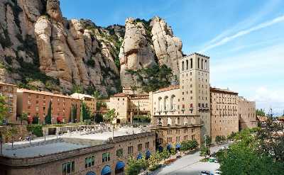 View of Montserrat Monastery