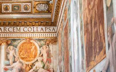 Frescoes inside the Castel San't Angelo