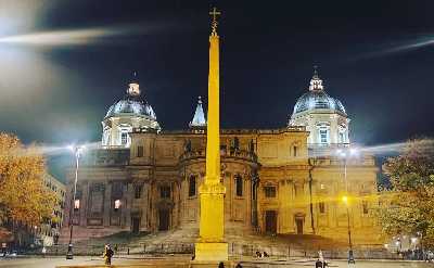 External back view of the basilica