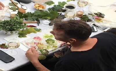 Vinotinte Workshop- Natural Dyes Eco-Print