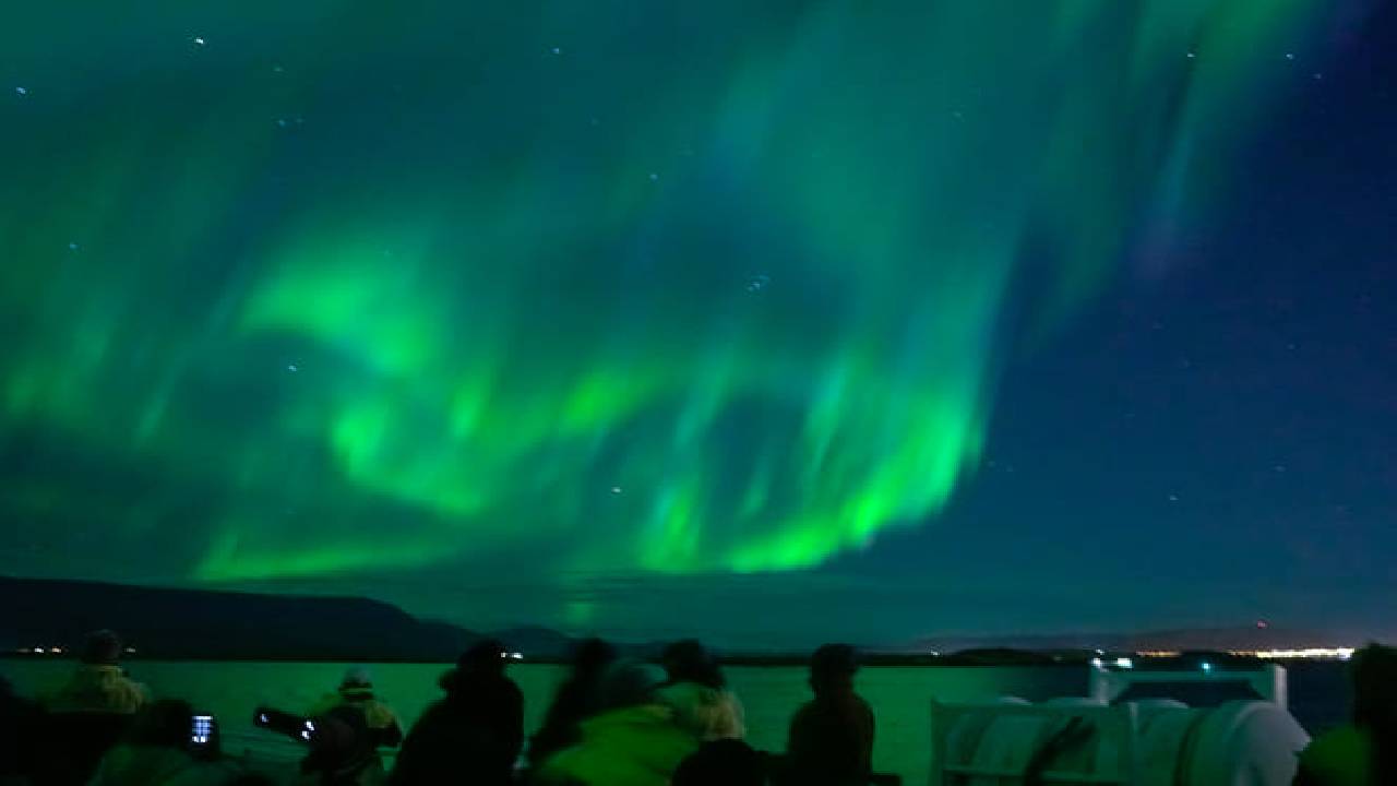 Northern Lights by Boat