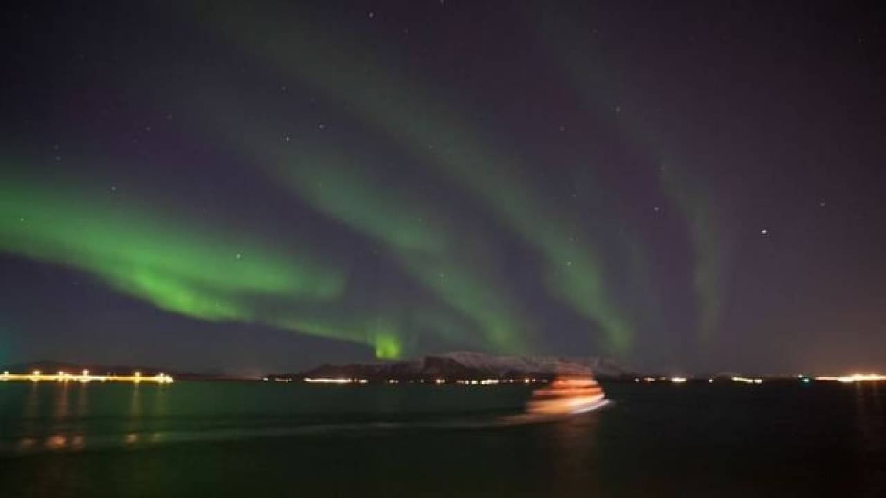 Northern Lights by Boat