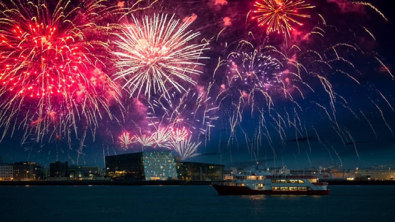 Reykjavík New Year's Eve Celebration at Sea