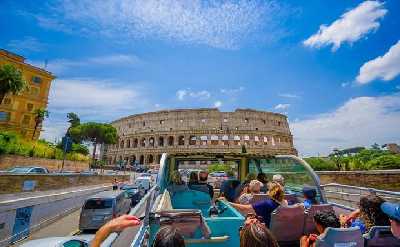 Rome Hop-On Hop-Off Bus | Colosseum, Roman Forum & Palatine Hill Tickets Included