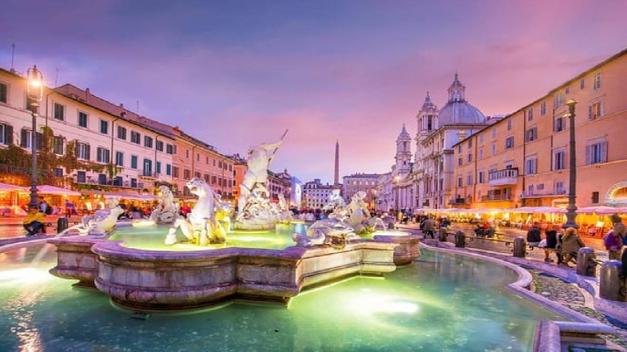 Best of Rome by Night Private Sightseeing Chauffeured Tour | pick up/Drop off 