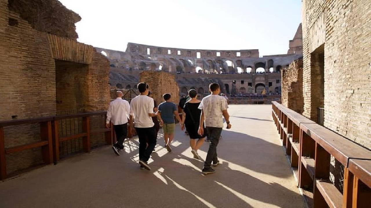 Colosseum Gladiators Arena Floor, Roman Forum and Palatine Hill Group Tour 