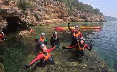 Award Winner Premium Kayak and Coasteering Adventure with Lunch