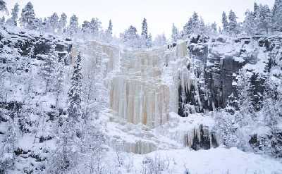 Family-Friendly: Frozen Waterfalls Tour from Rovaniemi