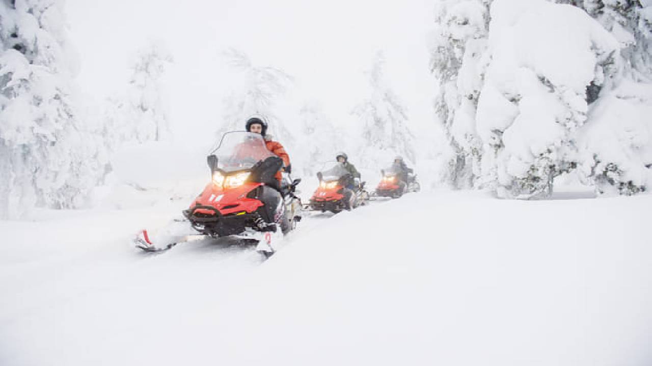 Snowmobile Adventure in Lapland