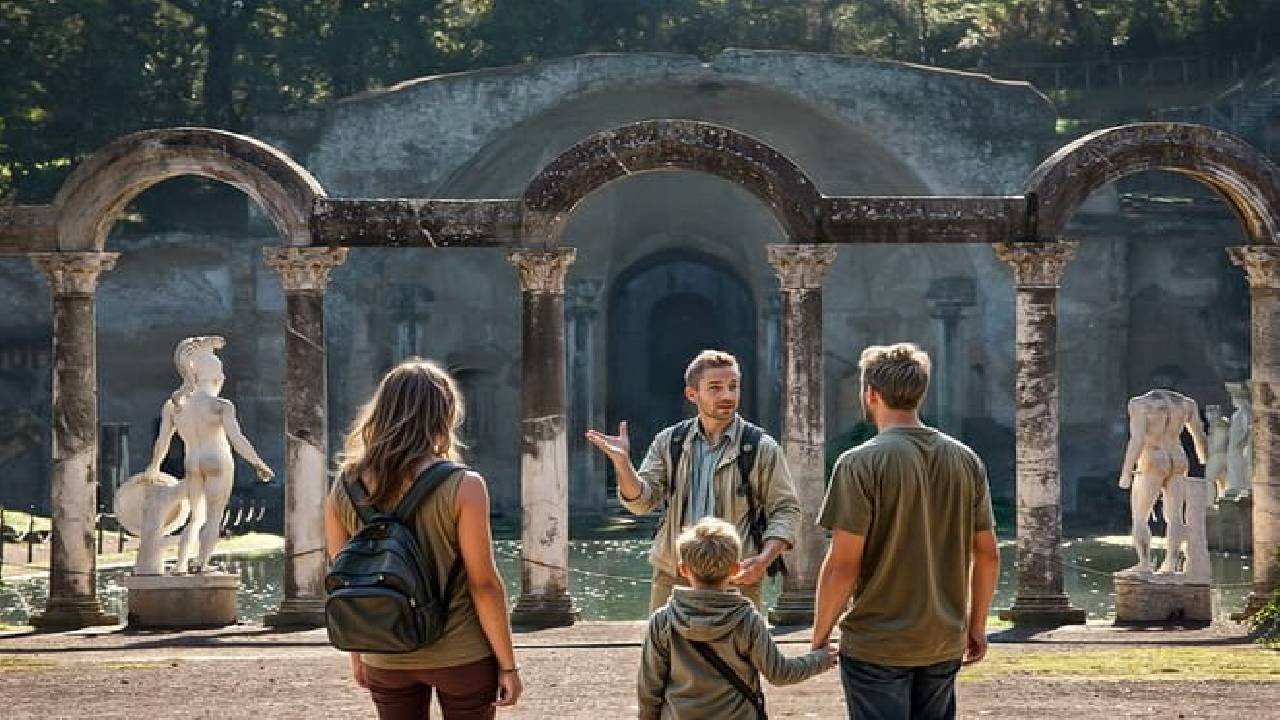 Villa Adriana Private Day Trip from Rome By Train