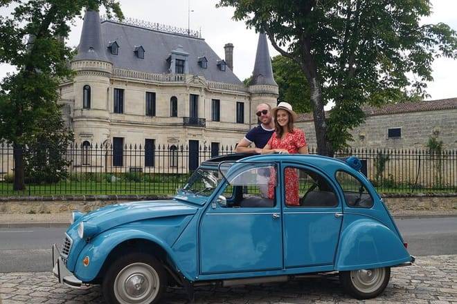 Margaux & Médoc: half day private tour in a Citroën 2cv