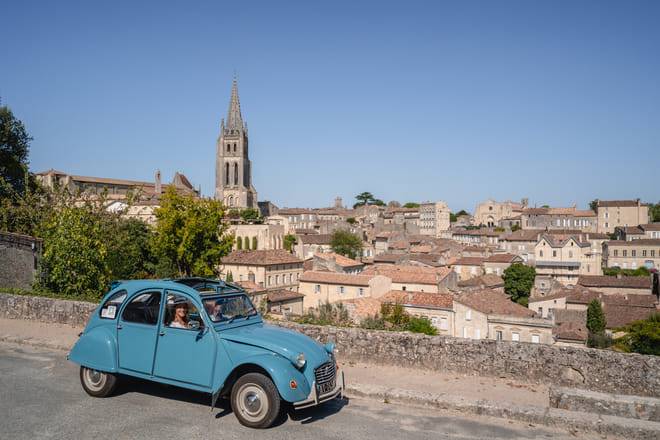 Saint-Emilion & Pomerol : Full Day Private Tour in a Citroën 2cv