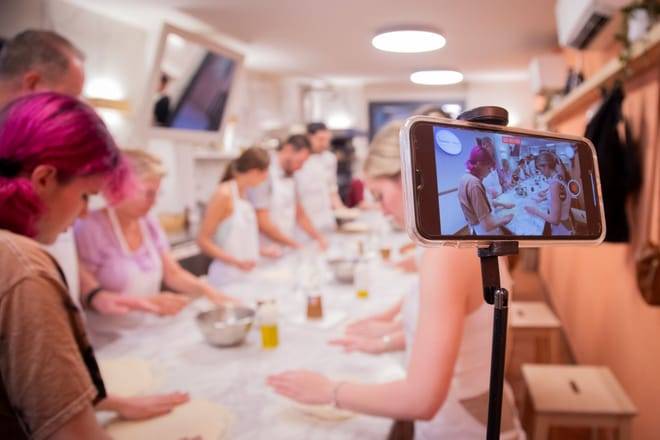 Pizza and Gelato Making class in Florence