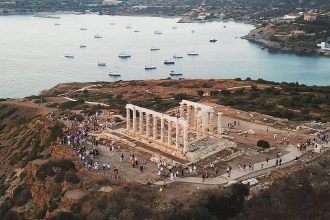 Cape Sounio Temple of Poseidon Half Day Private Tour