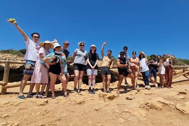 From Faro: Benagil Hiking Cliffs and the 4 Treasure Experience