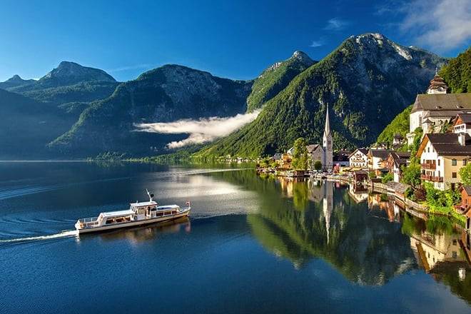 Private Prague to Hallstatt luxury transfer via Cesky Krumlov