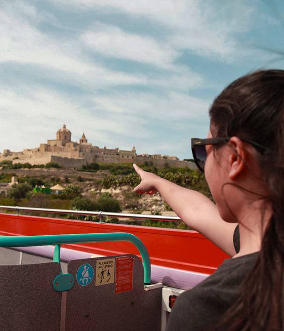 24-Hour Pass Hop-On Hop-Off Bus Malta